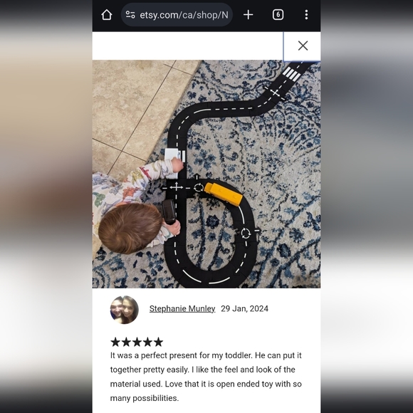 Roadway tracks - play roads - way to play inspired for open ended play - Picture 2 of 3